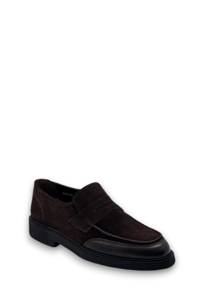 FRANCO GABBANI ЛОФЕРЫ Мужс. FG 551101 1400 Тёмно-коричневый