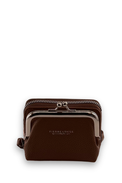 PIERRE  LOUES БУМАЖНИК Женс. PL PL836-13.3 Тёмно-коричневый