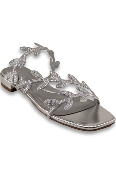 L&L ШЛЁПАНЦЫ Женс. 26Y. 651 049.2 Серебристый