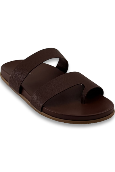 L&L ШЛЁПАНЦЫ Женс. 26Y.654 004 02 Тёмно-коричневый