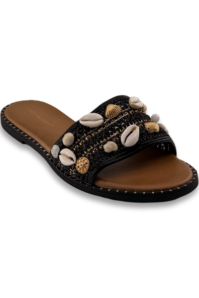 L&L ШЛЁПАНЦЫ Женс. 26Y.630 010 01 Чёрный