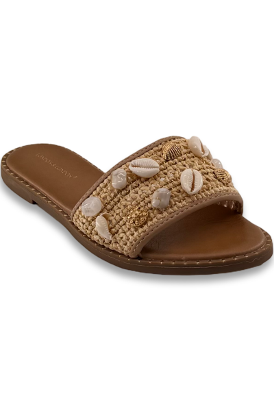 L&L ШЛЁПАНЦЫ Женс. 26Y.630 010 02 Бежевый