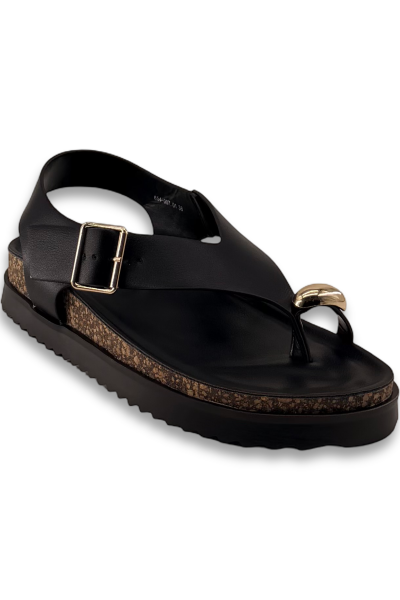 L&L ШЛЁПАНЦЫ Женс. 26Y.654 007 01 Чёрный