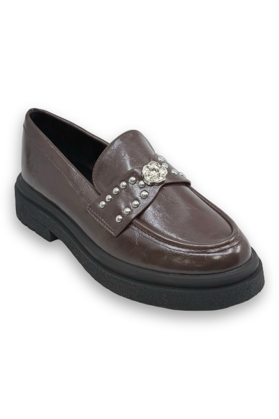 L&L ЛОФЕРЫ Женс. 25K.604-609.2 Тёмно-коричневый